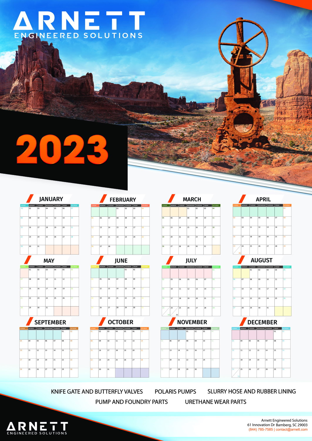Arnett Calendar EAST 2023 after feedback 2